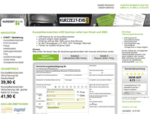 Tablet Screenshot of kurzzeit-evb.de